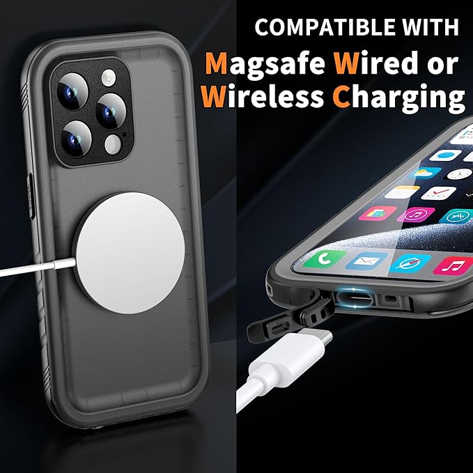 Cozycase for iPhone 15 Pro Waterproof Shockproof Dustproof Case - Image 9