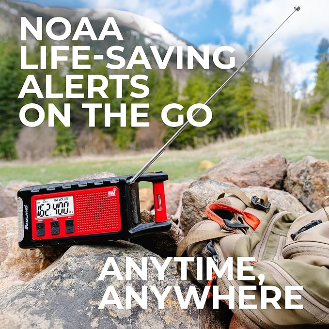 Midland - ER310PRO, Portable Emergency Bluetooth Weather AM/FM Radio - Image 2