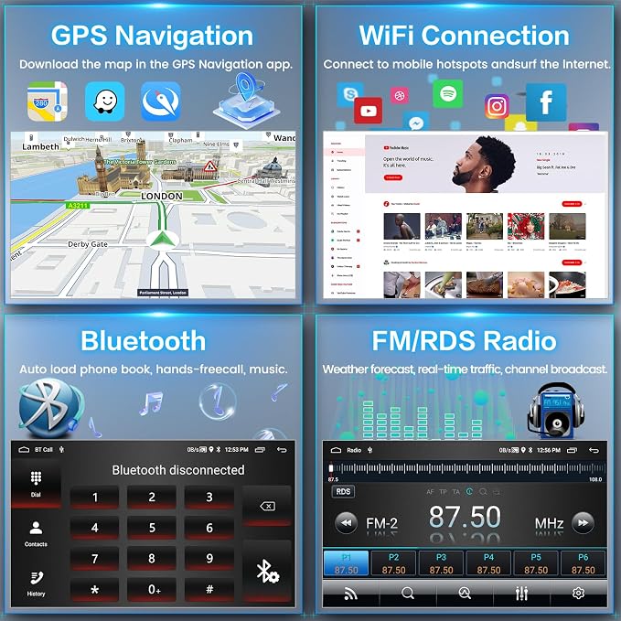 5Ghz WiFi Android Car Radio for Jeep Compass Patriot 2010 2011 2012 2013 2014 - Image 4