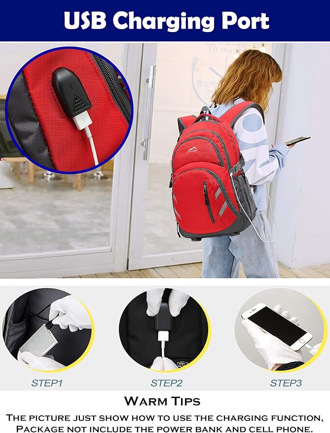 ProEtrade Extra Large Backpack Bookbag - Image 4