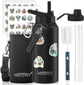 32oz Insulated Water Bottle, BPA Free&Leak Proof, Stainless Steel Water Flask by Watersy
