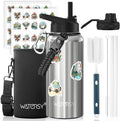 32oz Insulated Water Bottle, BPA Free&Leak Proof, Stainless Steel Water Flask by Watersy