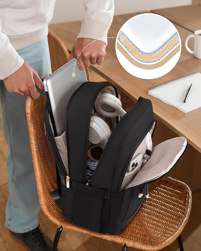 LOVEVOOK Backpack for Women, 15.6 Inch Laptop Backpacks for Work College Travel - Image 5