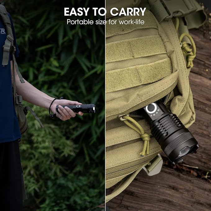 Rechargeable 99, 000 High Lumens Flashlight - Image 8