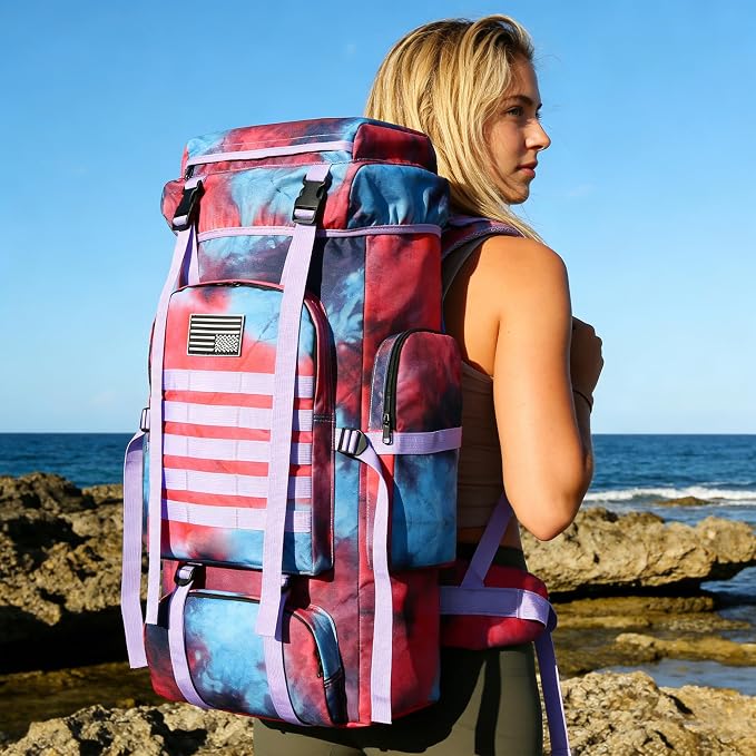 Hiking Backpack for Men 70L/100L Camping Backpack Military Rucksack Molle 3 - Image 7