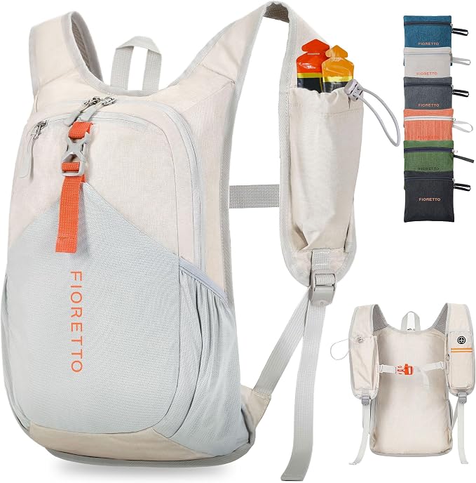 FIORETTO 15L Hiking Backpack for Women Men Mini Packable Backpack Lightweight by FIORETTO