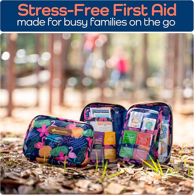 KeepGoing Travel First Aid Kit for Kids – 130 Pc. for Car, Diaper Bag & Backpack - Image 5
