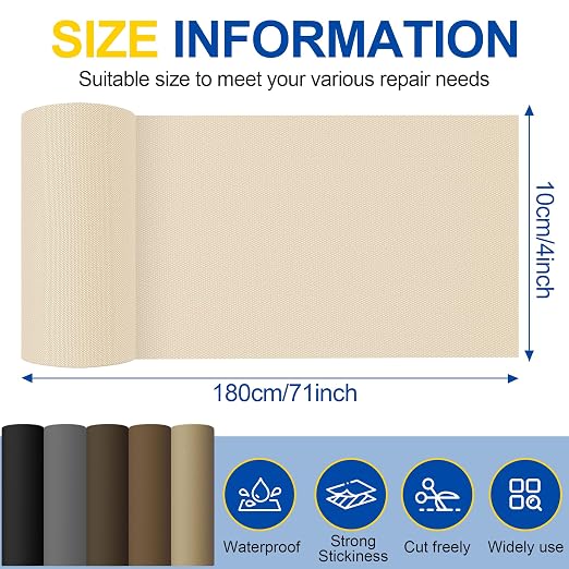 Fabric Repair Tape, Self Adhesive Canvas Repair Patch, Waterproof Outdoor - Image 2