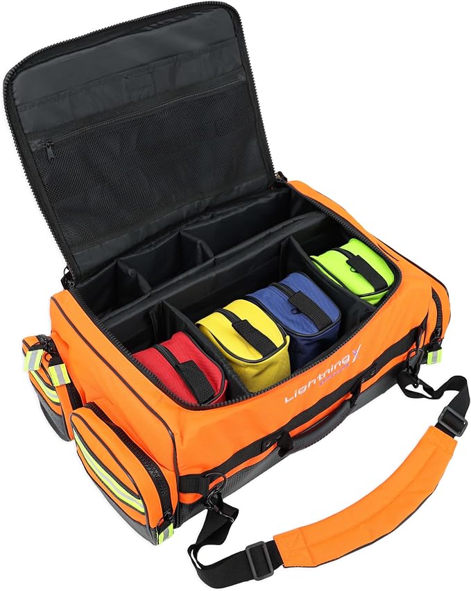 Lightning X Fully Stocked X-Tuff Modular Oxygen Trauma Bag w/Removable - Image 3