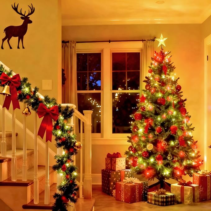 88FT 240LED Extra-Long Connectable String Lights Indoor Outdoor Clear Wire - Image 7