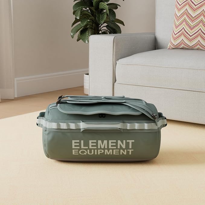 Element Equipment Trailhead Duffel Bag Shoulder Straps Waterproof Olive/Green - Image 2