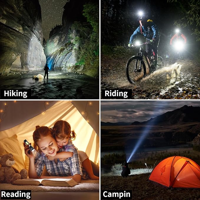 5 Pack Mini Small Pocket LED Flashlight USB-C Rechargeable High Lumens Bright - Image 7