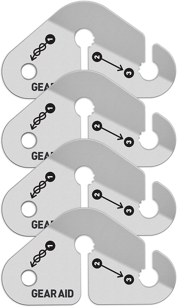 GEAR AID Guyline Tensioner Use to Quickly Secure Tents, and Set Up a Taut by GEARAID