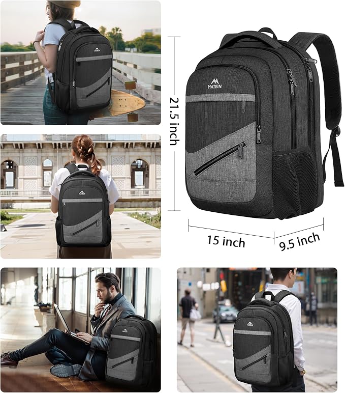 MATEIN Extra Large 50 L Travel Laptop Backpack, Water Resistant Work Computer - Image 6