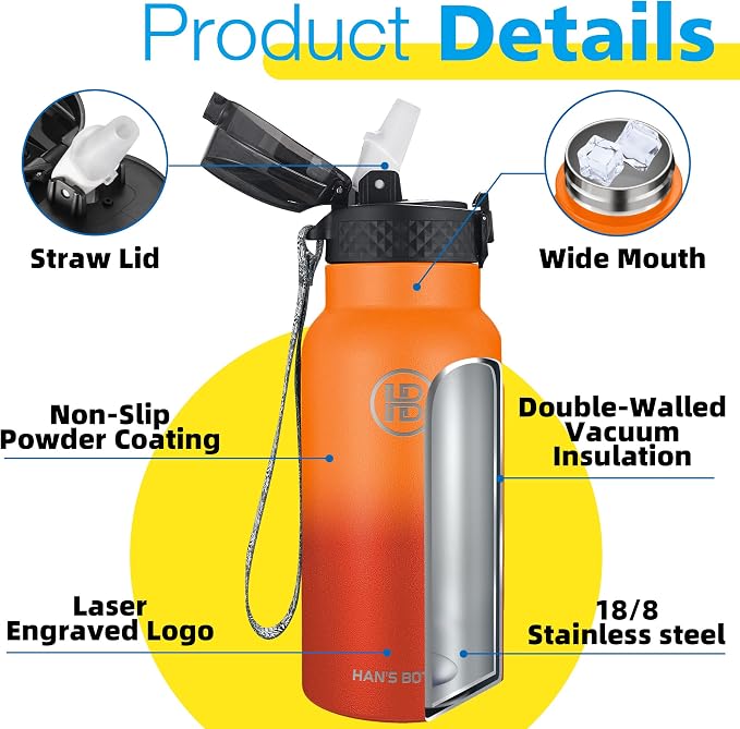 Han's Bottle Kids Water Bottle - Image 5