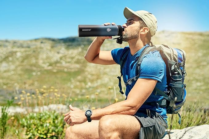 SENDESTAR Insulated Water Bottle 24 oz, Double Wall Vacuum Leak Proof Stainless - Image 5