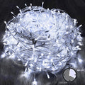KAQ 115FT 300LED Timer Function Cool White Christmas String Lights, by KAQ