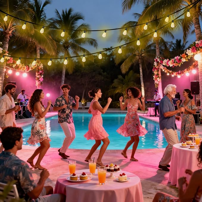 REEMEER 100FT LED Outdoor String Lights - Image 2