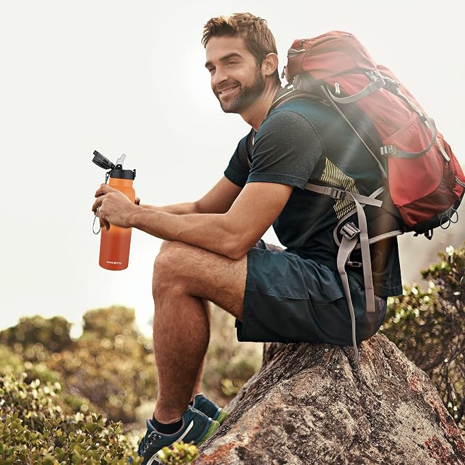 Han's Bottle Sports Water Bottle - 24 Oz - Image 7
