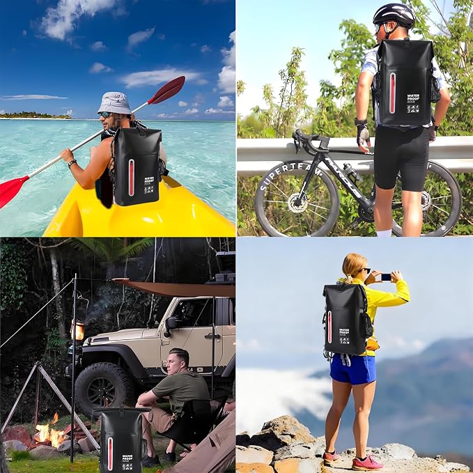 Waterproof Backpack, Waterproof Backpack That Can Float, Suitable - Image 3