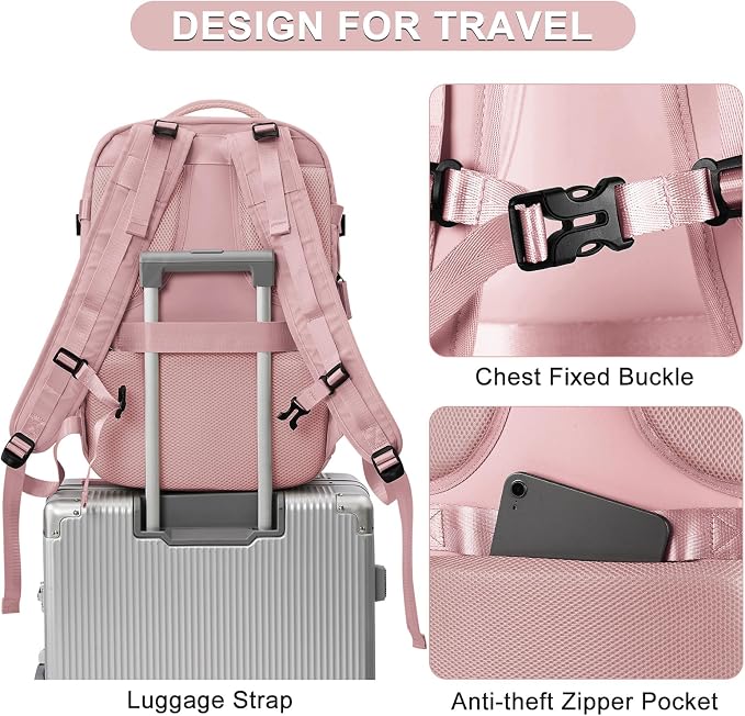 coofay Expandable Travel Backpack - Image 7