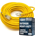 100 ft Outdoor Extension Cord Waterproof by WattsWire