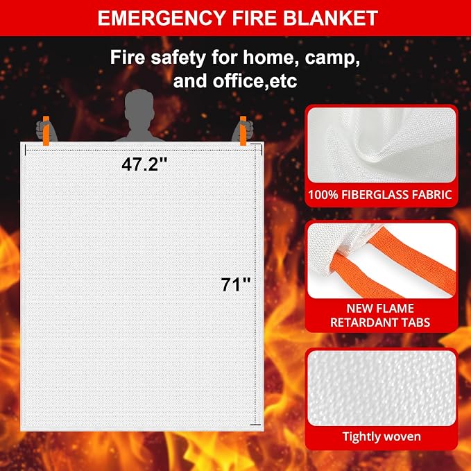 SecuCaptain Emergency Fire Blanket - Image 5