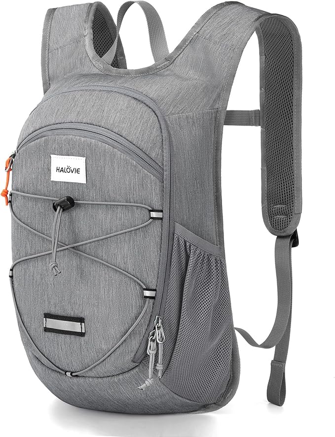 HALOVIE 15L Foldable Hiking Backpack Phone Pocket Lightweight Travel Daypack by HALOVIE