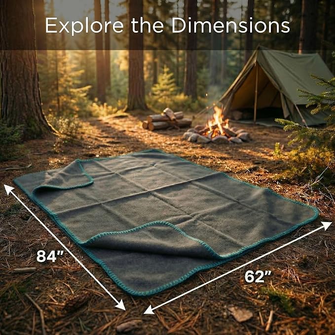Wool Camping Blanket 10-Pack - Image 2