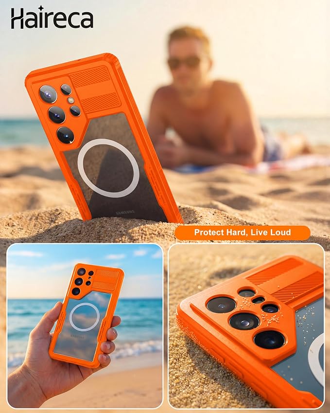 for Samsung Galaxy S26 Ultra Waterproof Case, Magnetic Heavy Duty Military - Image 6