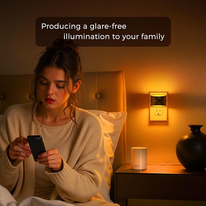 L LOHAS LED Night Light with Motion Sensor & Dusk to Dawn Sensor, Night Lights - Image 2