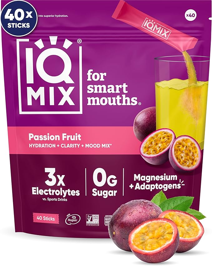 IQMIX Hydration Electrolyte Powder – 4-in-1 Formula by IQBAR