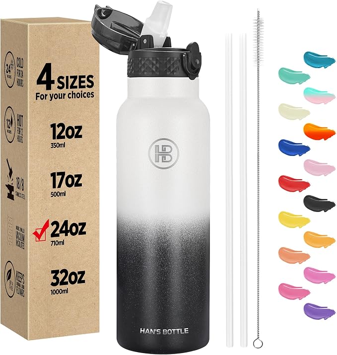 Han's Bottle Sports Water Bottle - 24 Oz by han%27s+bottle
