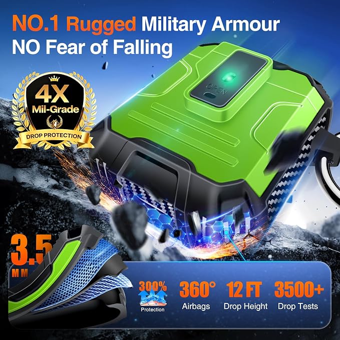 Armoured Heavy Duty for AirPods 1/2 Generation Case - Image 2
