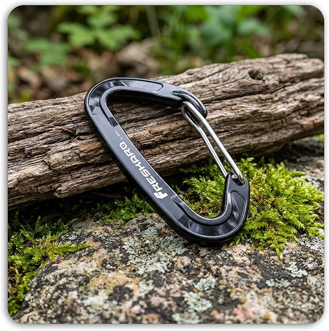 FresKaro 15kN-3372lbs Heavy Duty Wiregate Carabiners, Reliable Time-Tested - Image 6