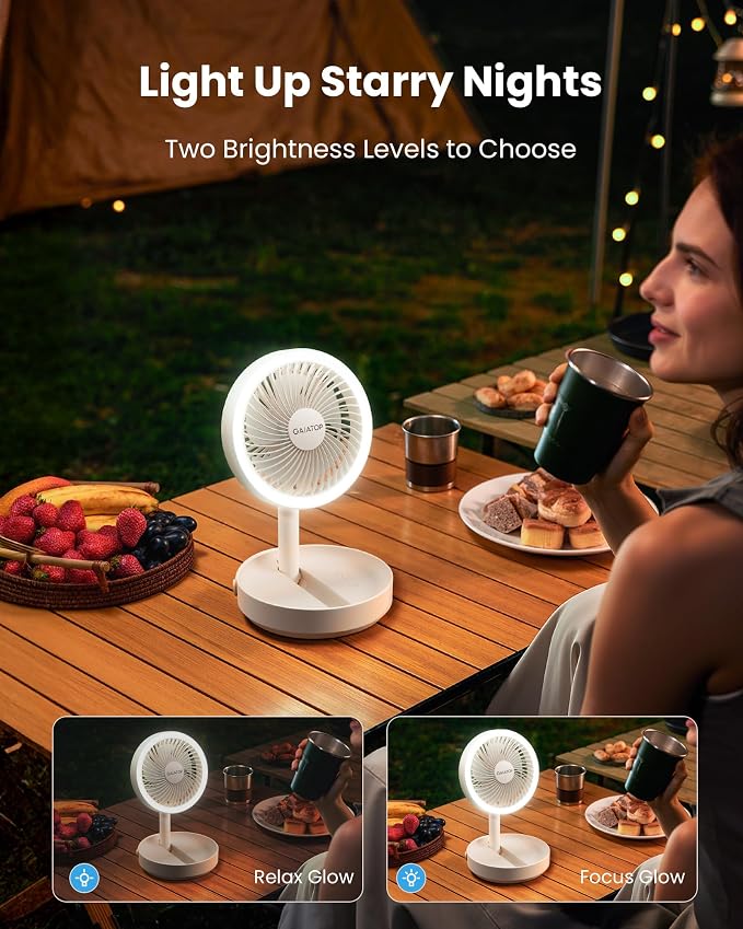 Gaiatop Foldable Small Desk Fan - Image 5