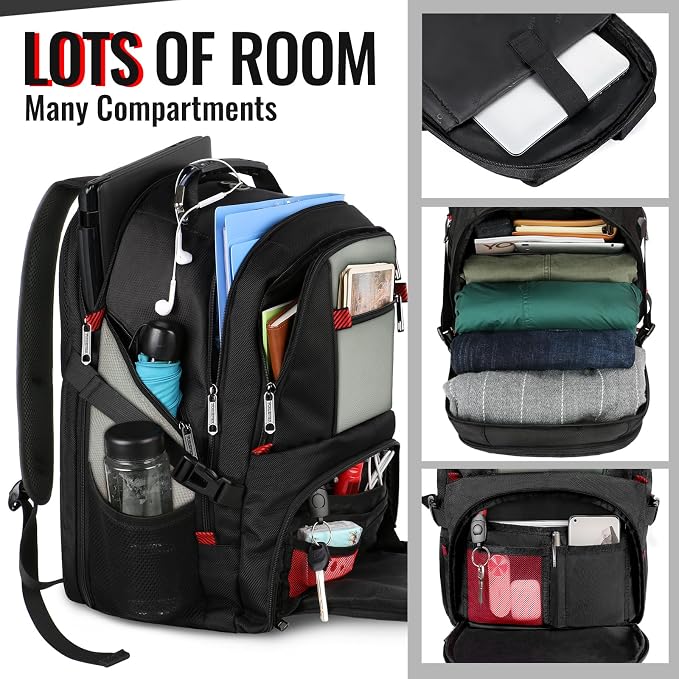 YOREPEK Large Backpack for Men, Extra Large Laptop Backpacks for Men Women - Image 2