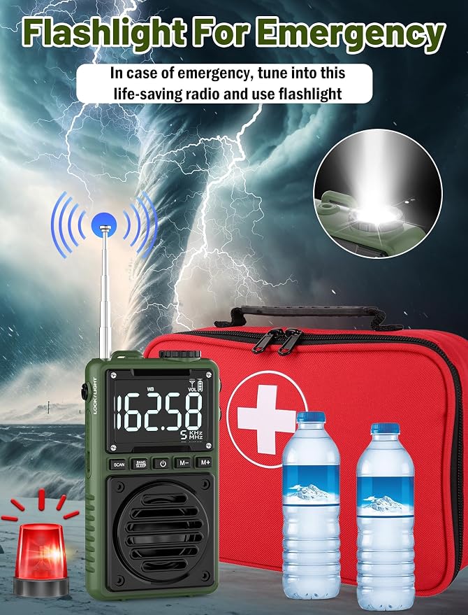 Digital AM FM Weather Band Radio - Image 9