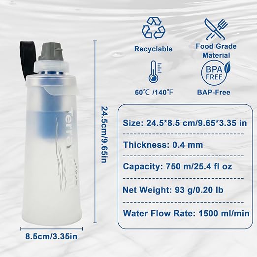 750ML Collapsible Water Bottle - Image 9