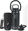 Trebo 32 oz Water Bottle Insulated by StayHotStayColdStayGreen