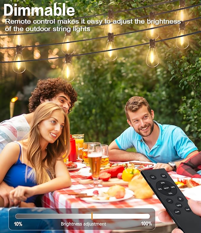 Tenmiro 200FT LED Outdoor String Lights - Image 5