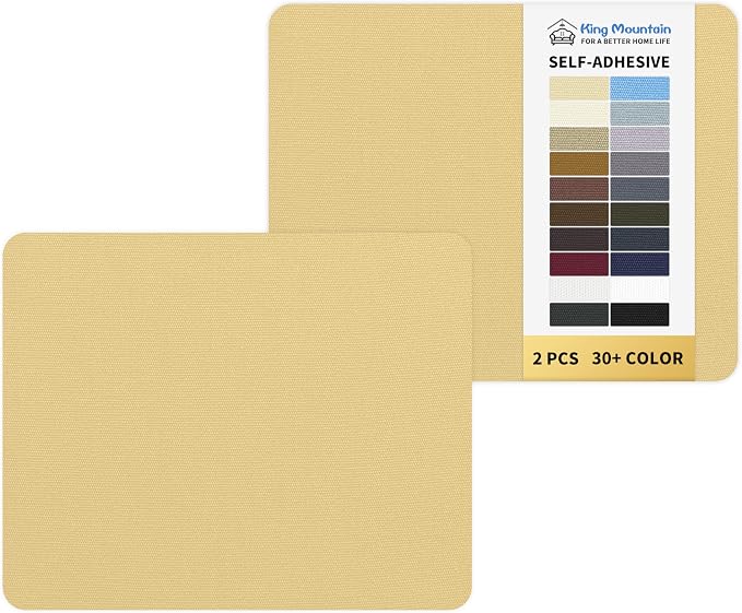 KING MOUNTAIN Canvas Repair Patch 9 x11 Inch 2 Pcs Self-Adhesive Waterproof by ForABetterHomeLife