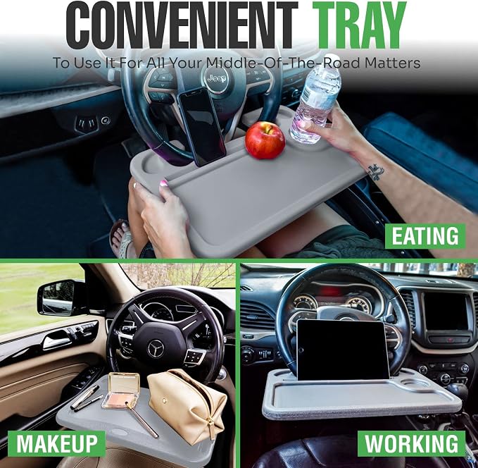 lebogner Steering Wheel Tray, Car Food Trays - Image 2