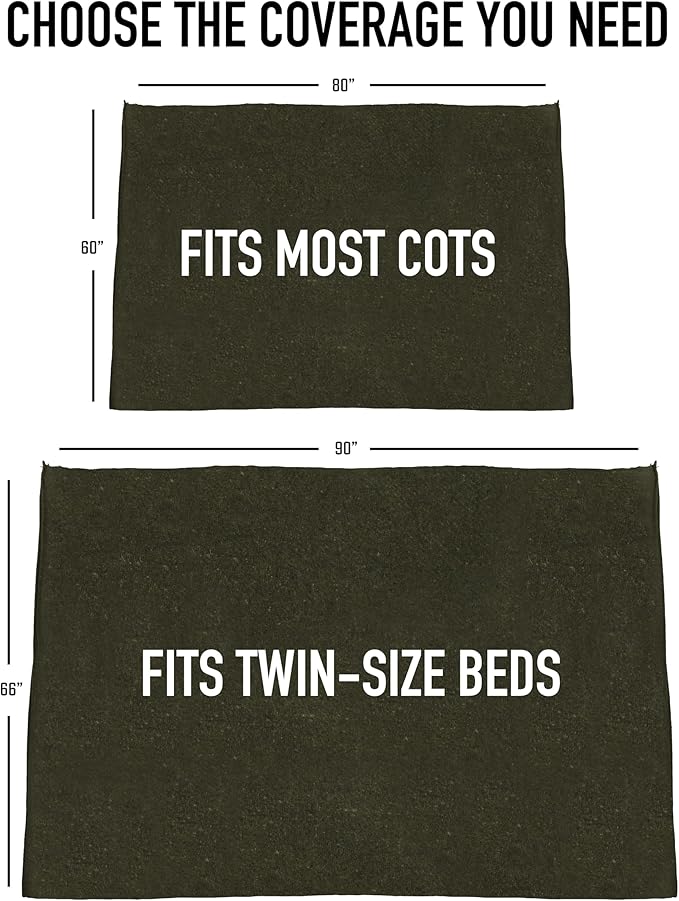 Rothco Wool Rescue Survival Blanket – Warm Emergency Outdoor, Camping Sleep - Image 5