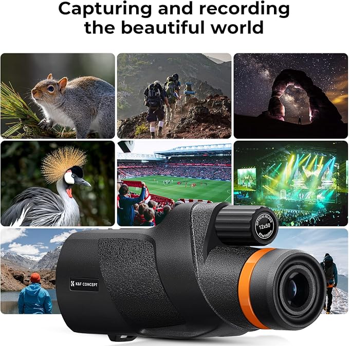 K&F Concept® 12X50 Monocular Telescope - Image 7