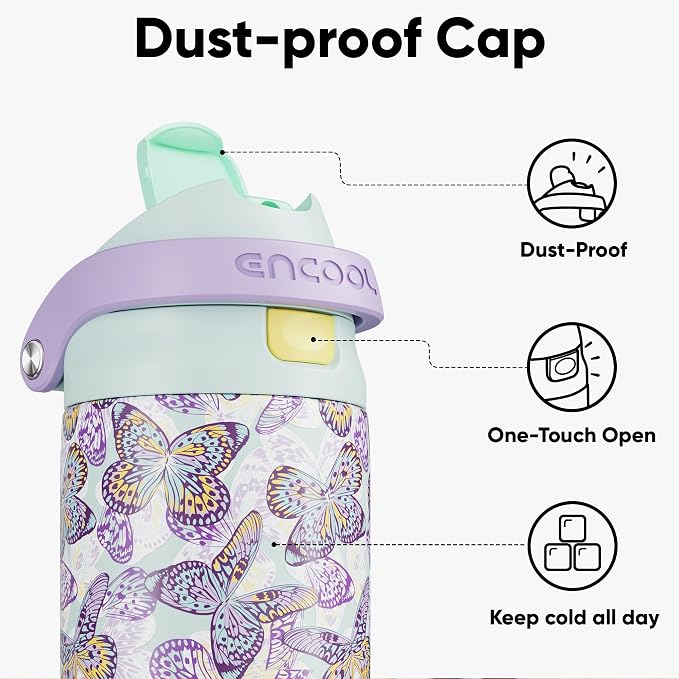 ENCOOL Leakproof Insulated Water Bottle - Image 2
