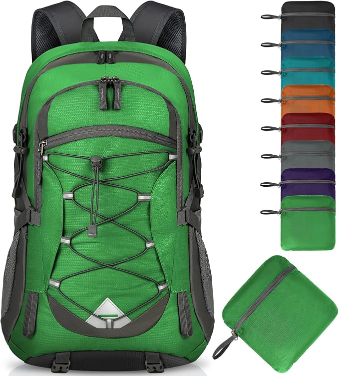 IGOLUMON Hiking Backpack 40L Packable Lightweight Camping Backpack Men Women by IGOLUMON