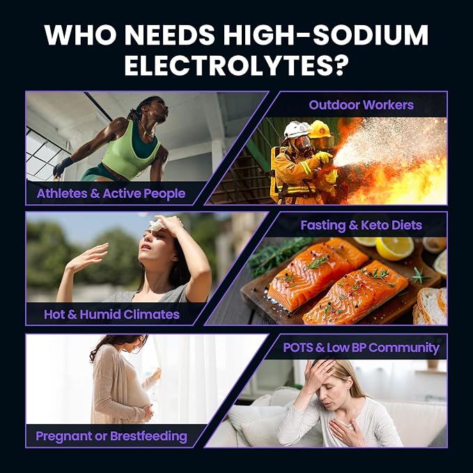 Venture Pal High Sodium Electrolyte Powder Packets | Sugar Free Hydration Drink - Image 5