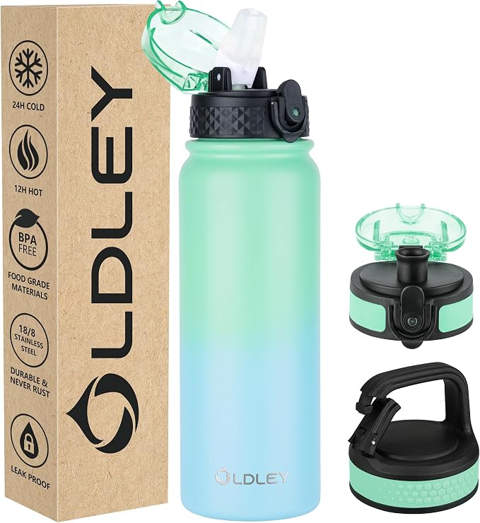 Oldley Insulated Water Bottle 20oz Water Bottles by OLDLEY