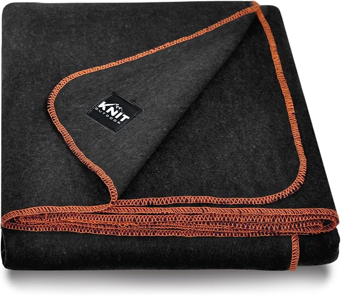 Large Military Wool Blanket by Unknown